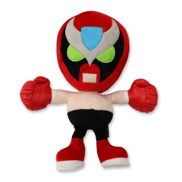 An image of the official Talking Strong Bad plush.